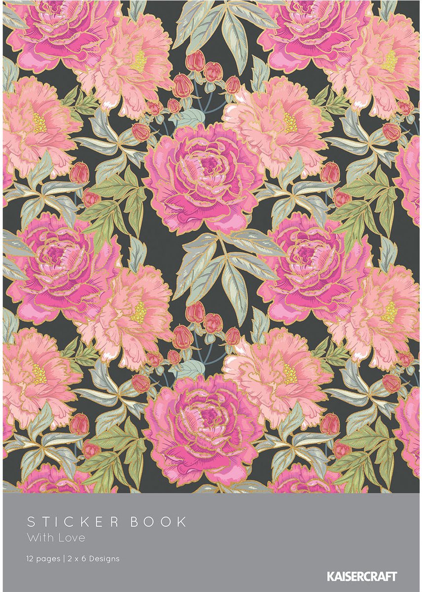 Kaisercraft • sticker books 148x210mm 2x6 With love