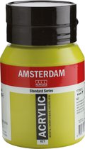 Peinture acrylique standard d'Amsterdam 500 ml 621 Vert olive clair