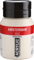 Peinture acrylique standard d'Amsterdam 500ml 289 Titanium Buff Light