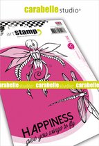 Carabelle Studio Cling stamp - A6 happiness