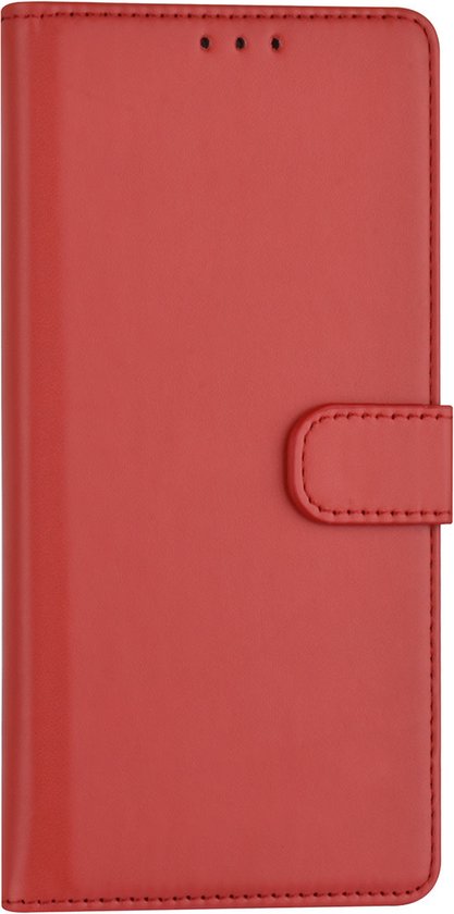 Étui rouge pour Oppo A53s - Étui à livres - Porte-cartes - Fermeture magnétique