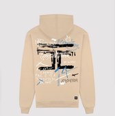 JORCUSTOM Artist Slim Fit Hoodie - Beige - Volwassenen - Maat M