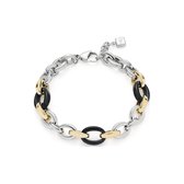 Leonardo Damen-Armband Edelstahl Onyx One Size 88350456