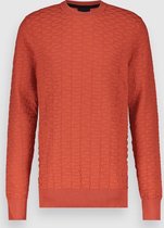 Twinlife Heren Structure Crew - Vesten - Sterk - Kleurvast - Wasbaar - Rood - 2XL