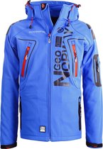 Geographical Norway Softshell Jas Heren Kobalt Techno - XXL