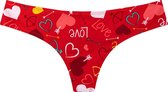 Good Mood Dames Brazillian - Neon Stippen - Maat M
