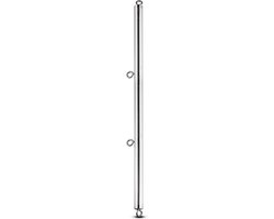 Sinner Gear - Spreidstang - Bondagetool met Vier Ringen - Aluminium - 45 cm - Bondage Set - BDSM Set - Bondage - Sex Toys voor Vrouwen en Mannen - Zilver