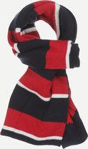 Steppin' Out Herfst/Winter 2021  Repp Stripe Scarf Mannen - Regular Fit - Wol - Blauw (one)