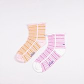 Duurzame sokken Vodde Sophia 2-pack Pink / 39-42