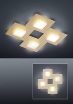 Bankamp DIAMOND Plafondlamp LED 4x8W/800lm Vierkant Rose goud