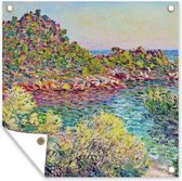 Tuinposters Landschap bij Montecarlo - Claude Monet - 50x50 cm - Tuindoek - Buitenposter
