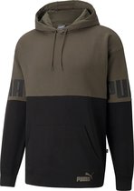 Puma Power Colorblock Trui / Hoodie - Wit Heren - Maat S