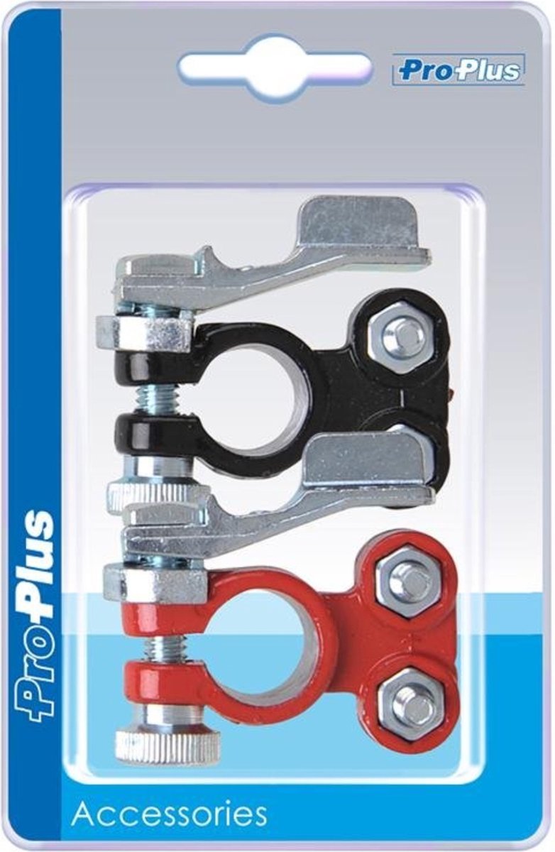Pro Plus Accupoolklemmen Set Min pool (-) en Plus pool (+) met ...