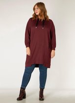 YESTA Bodile Jurk - Dark Bordeaux - maat 0(46)