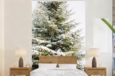 Papier peint - Papiers Papier peint photo Hiver - Neige - Arbre - Largeur 145 cm x Hauteur 220 cm