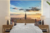 Behang - Fotobehang New York - Amerika - Empire State Building - Breedte 260 cm x hoogte 260 cm