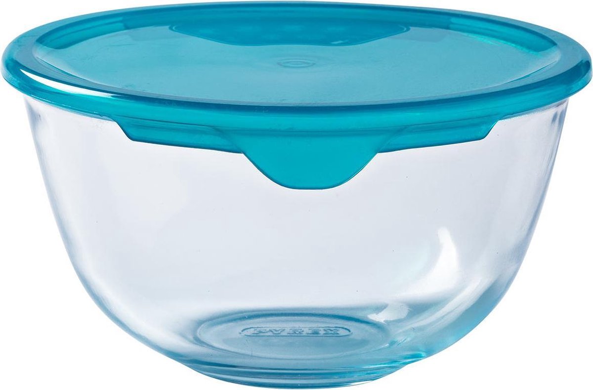 Pyrex - Cook & Enjoy Mengkom met Deksel 2,3 liter - Transparant - Borosilicaatglas - Polypropyleen