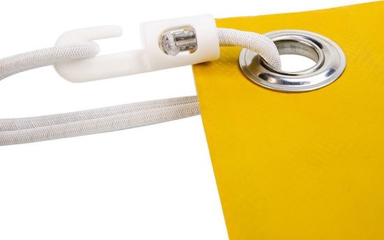Afdekzeilwinkel - Spanner kunststof haak 20cm elastiek wit — afbeelding 2