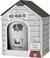 Mok – Friese Stabij – Dier – Puppy – Hond – Dieren – Mokken en bekers – Keramiek – Mokken - Porselein -  Honden – Cadeau -  Kado
