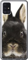Geschikt voor Samsung Galaxy A52 5G hoesje - Konijn - Huisdieren - Vacht - Siliconen Telefoonhoesje