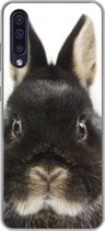 Geschikt voor Samsung Galaxy A50 hoesje - Konijn - Huisdieren - Vacht - Siliconen Telefoonhoesje
