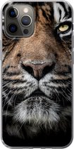 Coque iPhone 13 Pro - Tigre - Gros plan - Animal - Coque de téléphone en Siliconen