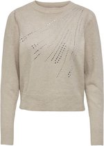 ONLY Onlviola bling life pullover BEIGE L