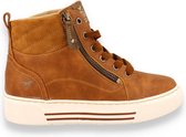 MUSTANG  dames sneaker hoog COGNAC 40