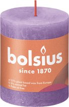 Bolsius Stompkaars Vibrant Violet Ø68 mm - Hoogte 8 cm - Violet - 35 Branduren