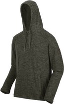 De Regatta Kassian Fleece - outdoortrui - heren - woleffect - met capuchon - Groente