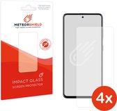 4 stuks: Meteorshield Samsung Galaxy A52 screenprotector - Ultra clear impact glass