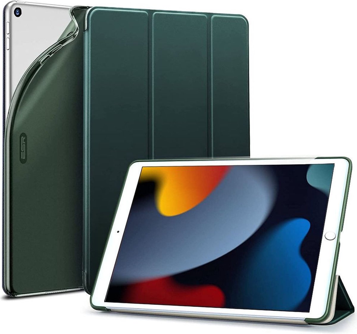 ESR Rebound Slim Apple iPad 10.2 (2019/2020/2021) Hoes Tri-Fold Groen