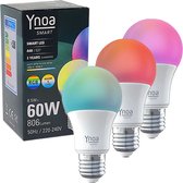 Ynoa smart home - Zigbee 3.0 - 3 x E27 smart lamp RGB - Diverse kleuren en wittinten instelbaar