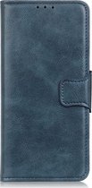 Realme 8 5G Hoesje - Mobigear - Classy Serie - Kunstlederen Bookcase - Blauw - Hoesje Geschikt Voor Realme 8 5G