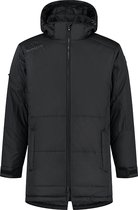 Masita | Winterjas Dames Heren - Comfortabele Fleece Binnenvoering - Afneembare Capuchon - zwart - 152