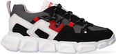 Wysh Zach Lage sneakers - Leren Sneaker - Jongens - Grijs - Maat 32