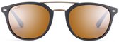 Solar Zonnebril Miller Unisex Cat.3 Aviator Zwart/bruin