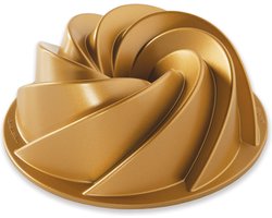 Tulband Bakvorm "6-cup Heritage Bundt Pan " - Nordic Ware | Premier Gold Little Bundts