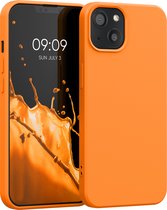 kwmobile telefoonhoesje voor Apple iPhone 13 - Hoesje voor smartphone - Back cover in fruitig oranje