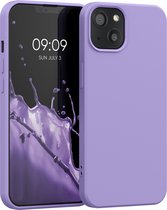 kwmobile telefoonhoesje geschikt voor Apple iPhone 13 - Hoesje voor smartphone - Back cover in violet lila