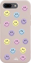 iPhone 7/8 Plus Case - Smiley Colors Beige - iPhone Plain Case