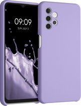kwmobile telefoonhoesje voor Samsung Galaxy A32 5G - Hoesje met siliconen coating - Smartphone case in violet lila