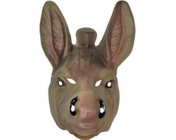 Plastic ezel masker voor volwassenen