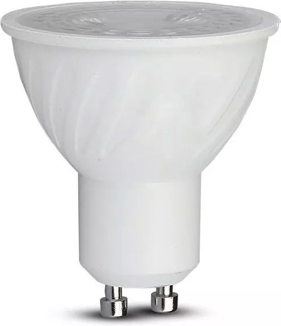 V-TAC LED (monochrome) EEC A+ (A++ - E) GU10 Pen 6.5 W = 55 W Cool white (Ø x L) 50 mm x 55 mm dimmable 1 pc(s)