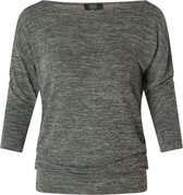 ES&SY Sabrine Shirt - Black Melange - maat 38