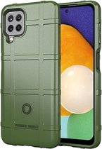 Samsung Galaxy M22/A22 4G Hoesje Shock Proof Rugged Shield Groen