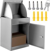 Parcel Box-Pakketbezorging-DropBox-BuitenPost Opslag-Afsluitbaar-Beveiliging-Grijze