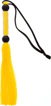 GP SILICONE FLOGGER WHIP YELLOW