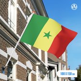 vlag Senegal 100x150cm - Spunpoly