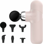 LifeLoom® Verbeterde Mini Massage Gun PM18, Pink Roze, Portable Formaat, ook voor vibratiemassage onderweg.